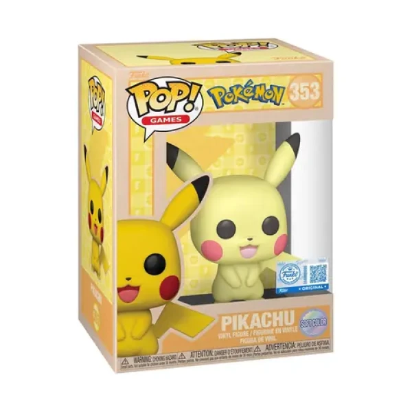 Funko POP Games: Pokemon - Pikachu (SftClr)