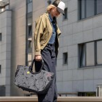 Nákupní taška Reisenthel Loopshopper L Smiley® grey