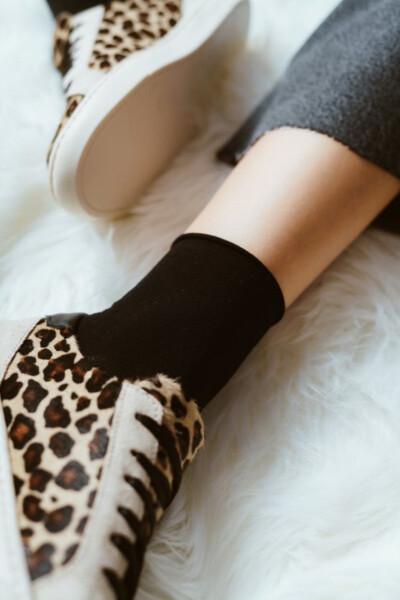 Dámské netlačící ponožky 125 kaštanové 35-37