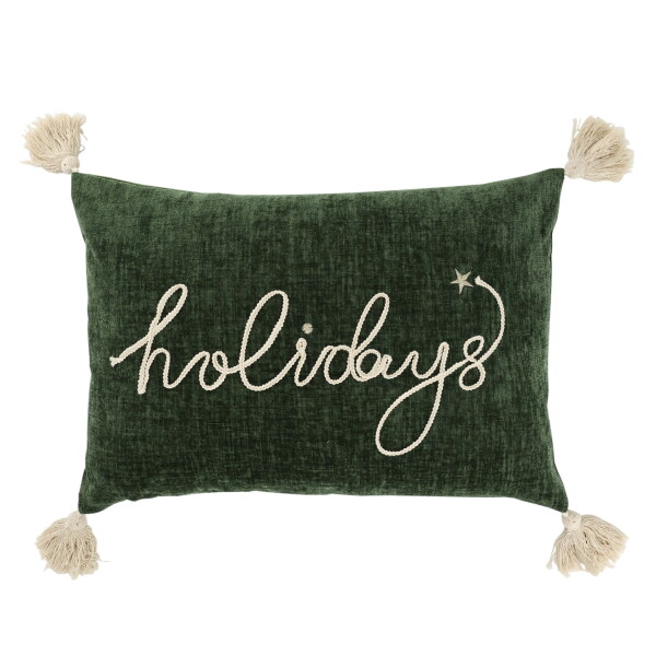 Chic Antique Povlak na polštář Aix Holidays Moss 50 × 35 cm, zelená barva, textil