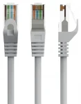 Patch kabel Cat6 UTP 1,5 m šedý / Patch kabel / UTP / RJ45 (PP6U-CU-1.5M)