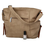 Trendy dámská kabelka přes rameno Tamara, světle hnědá