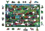 WOODEN CITY Dřevěné puzzle Veteráni 2v1