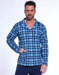 Cornette pyžamo 114/76 M-2XL pánské pyžamo na zip tmavě modrá XXL
