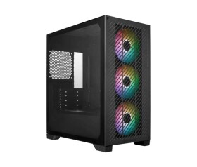 Cooler Master case Elite 301, mATX, Průhledná bočnice, 3x 120mm ARGB Fan, Černá EDF_1566396