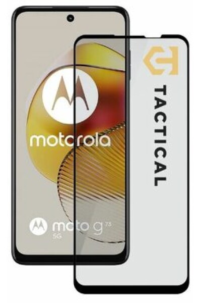 Tactical Glass 5D Motorola G73 Black, 8596311207914