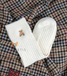 Ponožky Magnetis YN5035 Tyče/živočichové hnědá univerzální