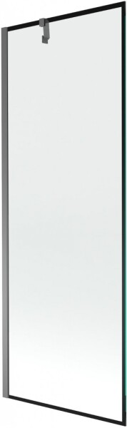 MEXEN/S - Next vanová zástěna FIX 70 x 150, černá vzor, grafit metal 895-070-000-00-70-95