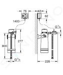 GROHE - Blue Pure Filtr Ultrasafe s filtrační hlavou 40876000