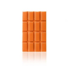 Dortisimo Čokoládová dekorace Tabulka čokolády oranžová (10 ks)