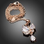 Náhrdelník Swarovski Elements Bellanita, Bílá/čirá 39 cm + 3 cm (prodloužení)