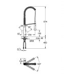 GROHE - K7 Dřezová baterie s flexibilním ramenem, chrom 32950000