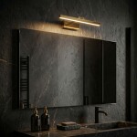 Koupelnové nástěnné LED svítidlo APP1860-1W 40cm GOLD OSW-66013
