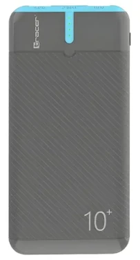 EnerGo 10000mAh šedo-modrá / Powerbanka / 10000 mAh (TRABAT47514)