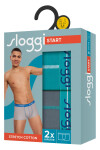 BOXERKY SLOGGI MEN START HIPSTER 2PACK M024 SMĚS BAREV XL