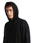 ICEBREAKER Mens Merino 150 Drift LS Hoodie, Black velikost: S