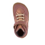 Dívčí celoroční kotníkové barefoot boty TEX GO PINK/GOLD Froddo G3110265-6 - 32