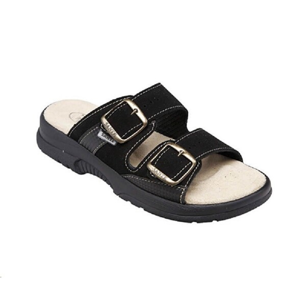 Pantofle dámské SANTÉ 517/34P přezky černé 39 černé