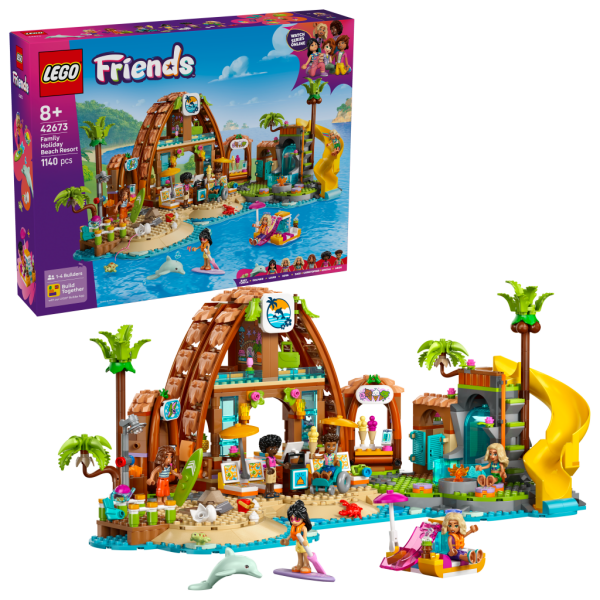 LEGO® Friends 42673 Rodinná dovolená u pláže - LEGO® Friends