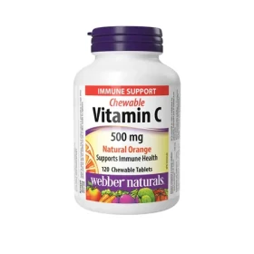 Webber Naturals Vitamin C 500 mg natural orange 120 tbl (17745)