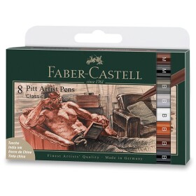 Faber-Castell Pitt Artist Pen Brush sada 8 barev Classic