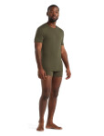Pánské triko krátký rukáv ICEBREAKER Mens Anatomica SS Crewe, Loden velikost: XL