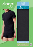 Pánské tričko EVER Ease O-Neck - BLACK - černé 0004 - SLOGGI BLACK XXL