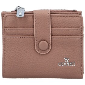 Trendy dámská mini koženková peněženka Coveri Arbi, starorůžová