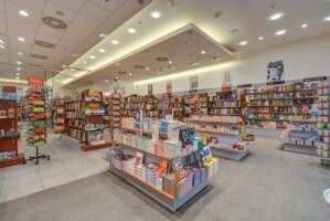 Interiér knihkupectví Kosmas