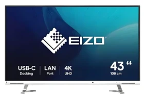 42.5" Eizo EV4340X-WT bílá / Monitor / IPS / 4K UHD / USB-C / KVM / Repro (EV4340X-WT)