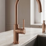 REA - Kuchyňská baterie Rivo Brush Copper REA-B9344