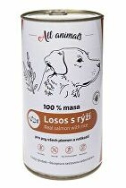 All Animals DOG losos mletý s rýží 1200g