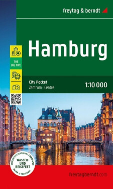 Hamburk 1:10 000 / mapa města