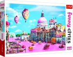 Trefl Puzzle Legrační města: Sladké Benátky