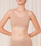 Dámská podprsenka Smart Natural Bralette - BROWN - sv. hnědá 00EP- TRIUMPH BROWN 01
