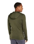 Pánská merino mikina s kapucí ICEBREAKER Mens 260 Quantum IV LS Zip Hoodie, Loden velikost: S