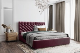 FRONTI Postel MODEL 03 180x200 fialová - MAGIC VELVET 2202