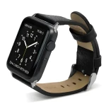 X-Doria Lux Band černá / Řemínek / Apple Watch 38/41mm / Kůže (23821)