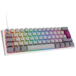 Ducky One 3 Mini Cherry MX-Blue šedá / herní klávesnice / podsvícená / mechanická / drátová USB-C / DE (DKON2161ST-CDEPDMIWHHC2)