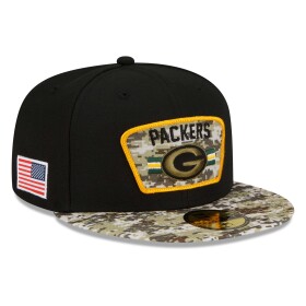 New Era Pánská kšiltovka Green Bay Packers NFL 2021 On-Field Salute to Service 59FIFTY Fitted Velikost: 7 3/8