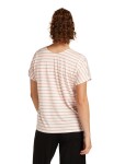 ICEBREAKER W Drayden Reversible SS Top Stripe, Ecru Heather/Desert Sand/S velikost: M