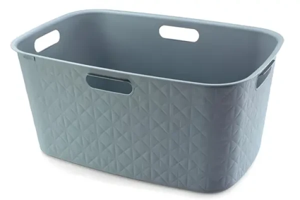 Curver Softex modrozelená / Koš na prádlo / 45 l / 70 % recyklátu / 4 madla (258702)