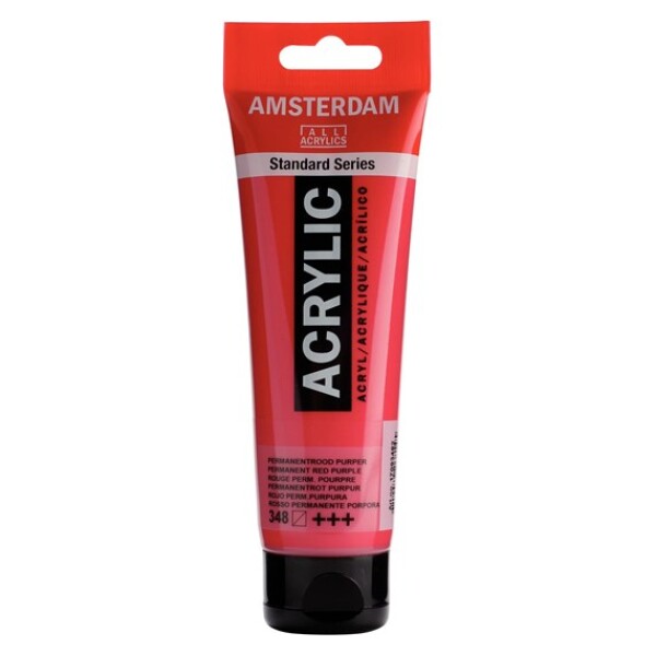 Royal Talens Amsterdam 120 ml, 348 Permanent Red Purple