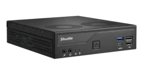 Shuttle XPC slim Barebone DH610V2 černá / Mini-PC / Bez CPU (LGA1700) / 2x SO-DIMM DDR5 max. 96 GB / M.2 NVMe / 2x LAN (DH610V2)