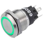 C & K Switches U811J85W3GE223 tlačítko 120 V, 28 V/DC 1 A 1x zap/(zap) červená (š x v) 15.24 mm x 12.70 mm 1 ks Bulk