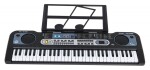 Mamido Dětský keyboard s mikrofonem černý