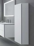 DURAVIT - L-Cube Vysoká skříňka 176x50x36 cm, panty vpravo, bílá mat LC1181R1818