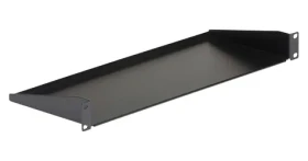 StarTech Rack police 1U černá / Rack police / 481×177×45 mm / nosnost 15 kg / ocel (CABSHELF1U)
