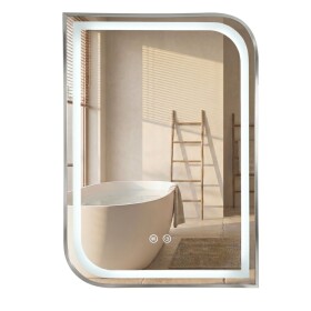 REA - Zrcadlo LED ZONE 70x50 BRUSH NICKEL HOM-00305