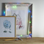 Star trading LED-wire garland Dew Drops 40 multicolour LED wire: silver length ca.4